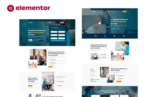 Susty - Homecare & Private Nursing Elementor Template Kit