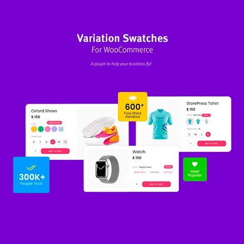 Vista previa de Variation Swatches for WooCommerce - Pro