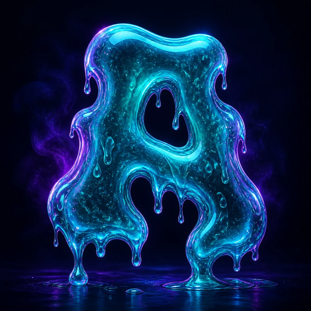 Preview of Filthy Creation An Outrageous Slime Font