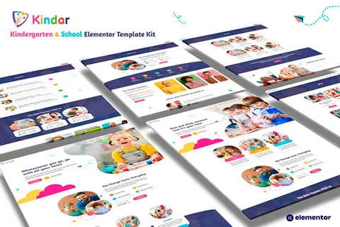 Kindar – Kindergarten & School Elementor Template Kit
