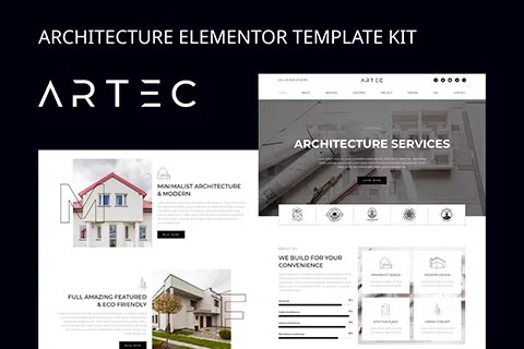 Artec - Architecture Elementor Template Kit