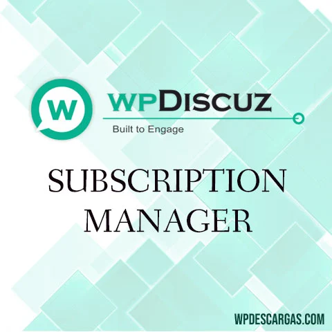 Vista previa de wpDiscuz - Subscription Manager
