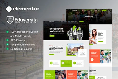 Eduversita - Template kit for University & Collage
