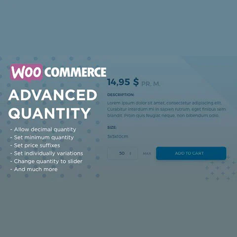 Vista previa de WooCommerce Advanced Quantity