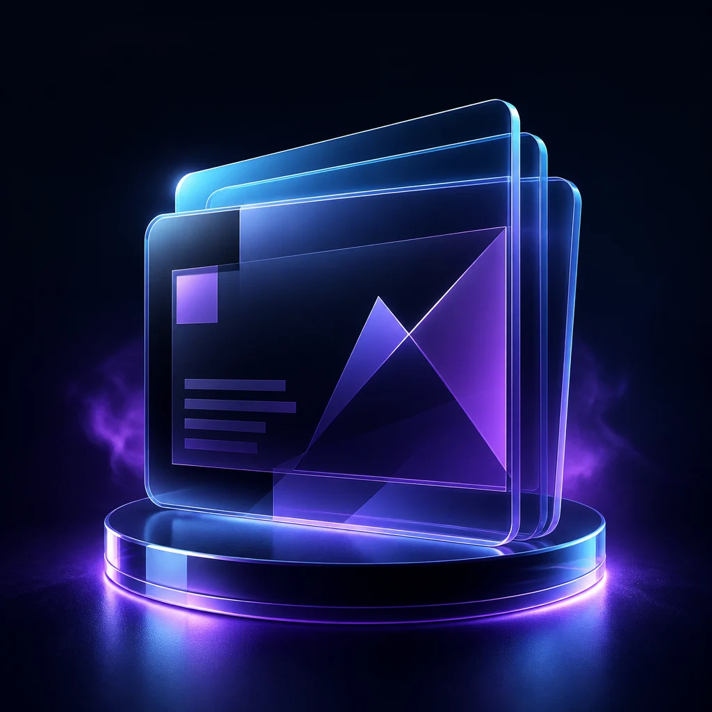 Preview of Black Purple Modern Technology Company Profile 006