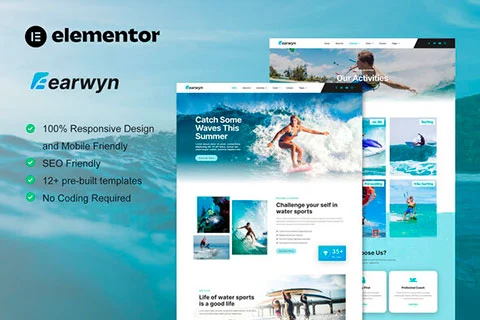 Earwyn - Template Kit for Water Sports & Surfing