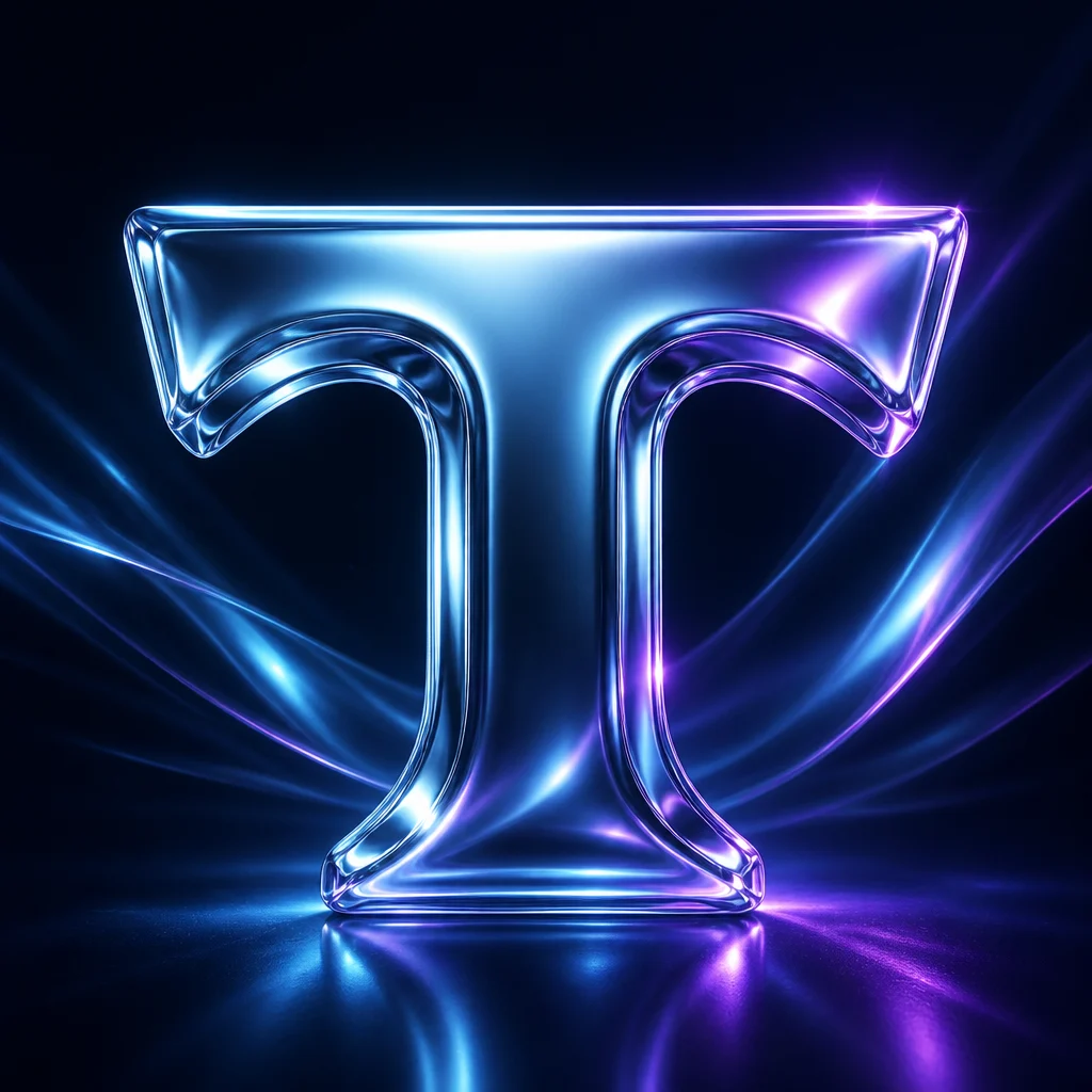 Preview of Chrome Text Logo Effect