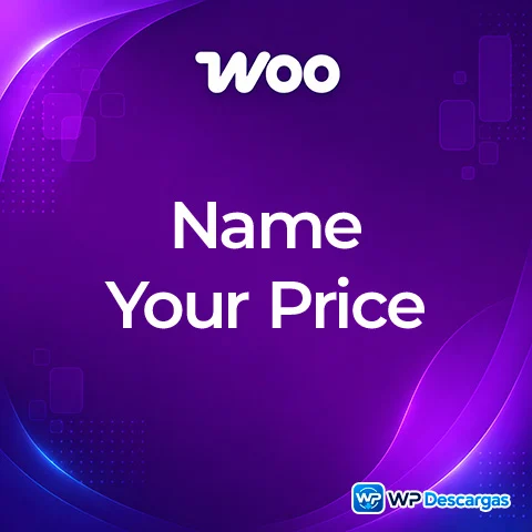 Vista previa de WooCommerce Name Your Price