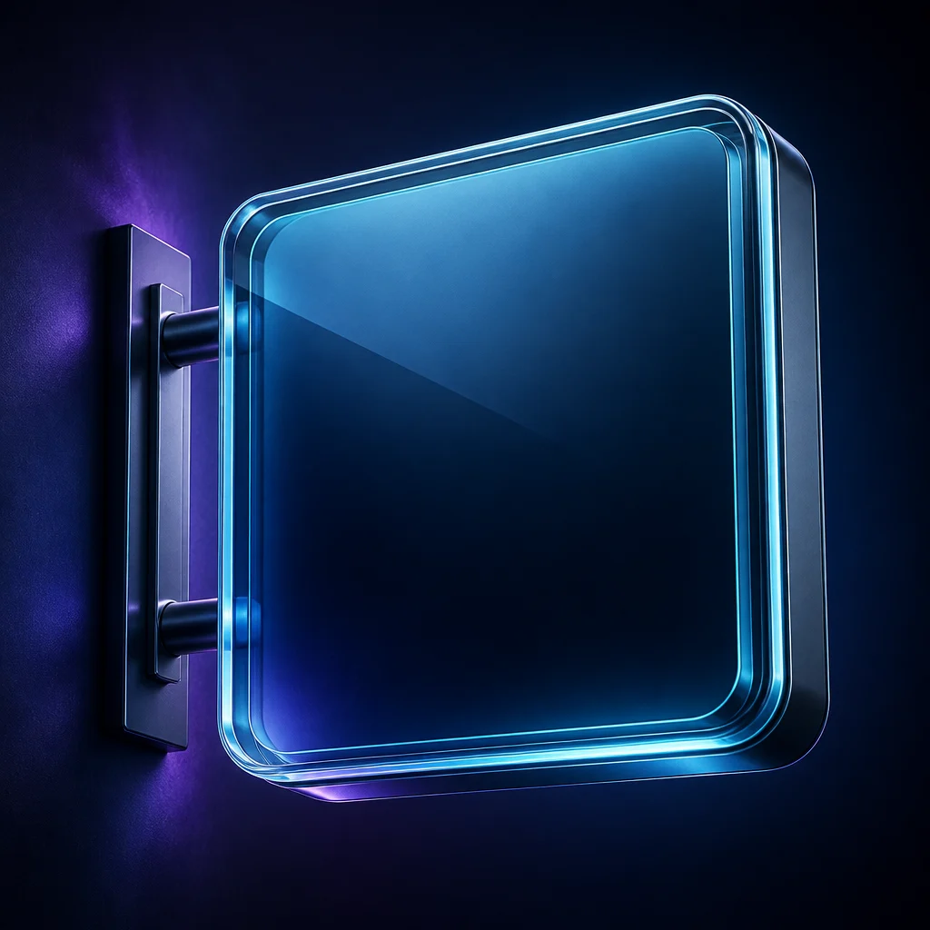 Preview of High Quality Signboard Mockup