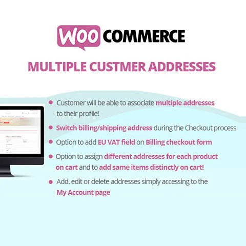 Vista previa de WooCommerce Multiple Customer Addresses & Shipping