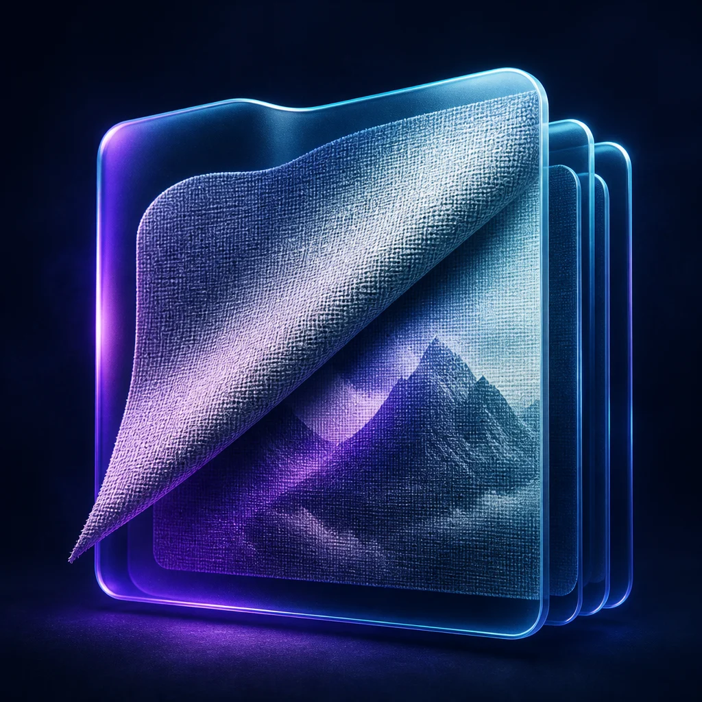Preview of Grainy Fabric Photo Effect