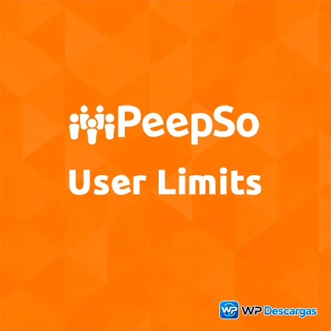 PeepSo Core: User Limits