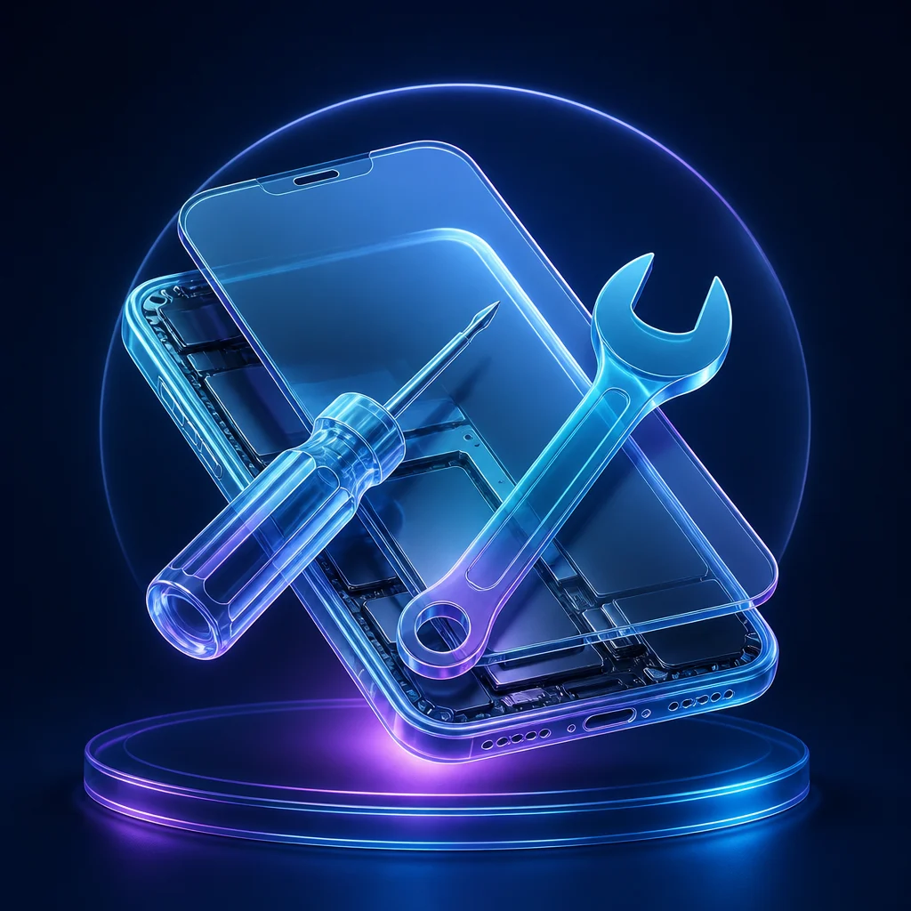 Preview of Phone And Gadget Repair Service Bootstrap Template