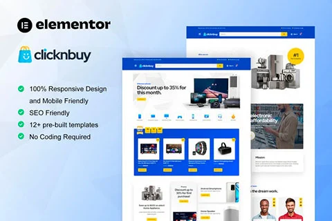 Clicknbuy - Template kit for electronic store