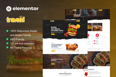 Travood - Template kit for Street food & Food truck