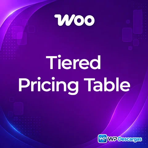 Tiered Price Table for WooCommerce
