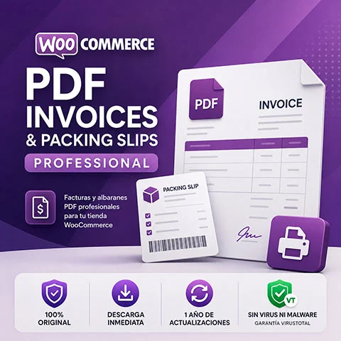 PDF Invoices & Packing Slips for WooCommerce - Professional