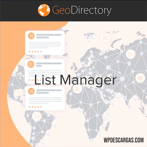GeoDirectory List Manager