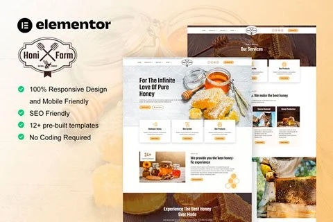 HoniFarm - Template Kit for Honey Bee Farm