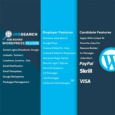 Vista previa de WP JobSearch