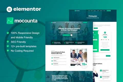 Mocounta - Template kit for Accounting firm