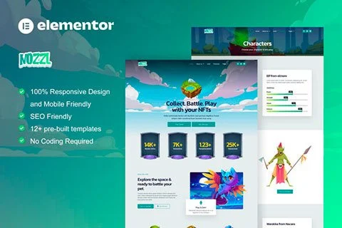 Nozzl - Template kit for Game NTF