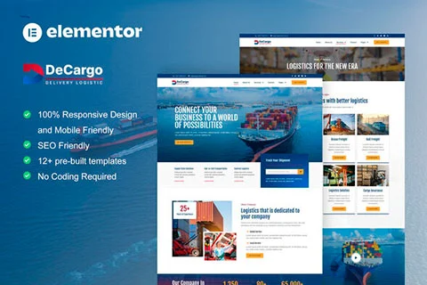DeCargo - Template Kit for Logistic & Transportation
