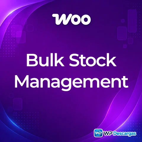 Vista previa de WooCommerce Bulk Stock Management