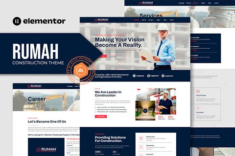 Rumah - Construction Theme Template Kit