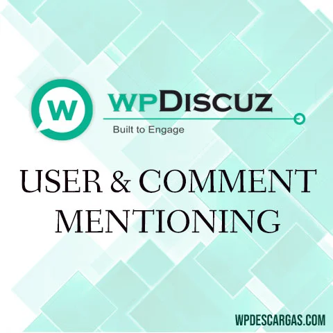 Vista previa de wpDiscuz - User & Comment Mentioning