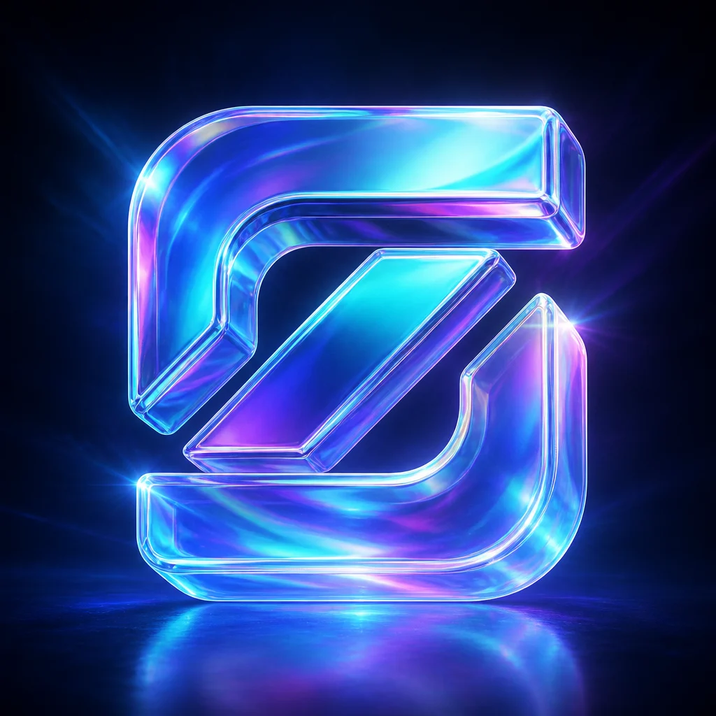 Preview of Holo Chromatic Text Logo Effect