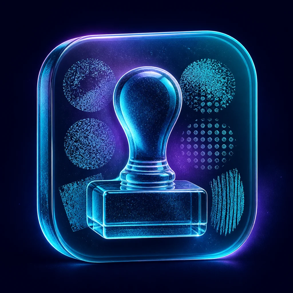 Preview of 20 Grain Stamps Procreate Brush