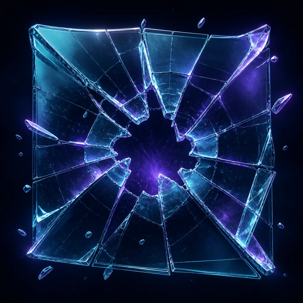 Preview of Broken Glass Photo Effect 002