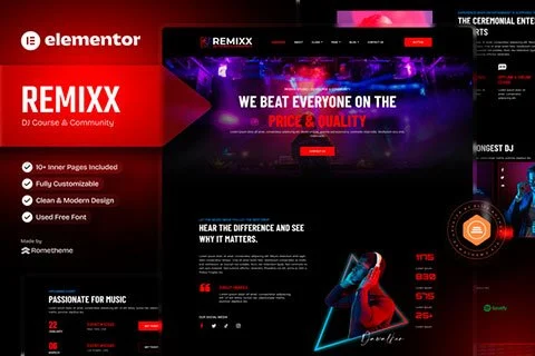 Remixx - DJ Course & Community Template Kit