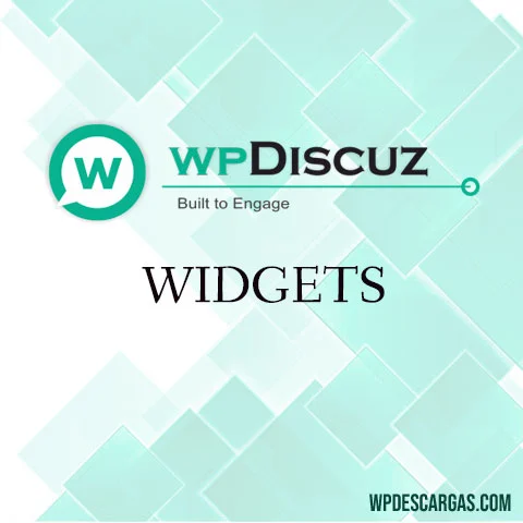 Vista previa de wpDiscuz - Widgets