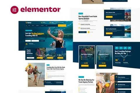 Buster - Tour Guide & Travel Agency Elementor Template Kit