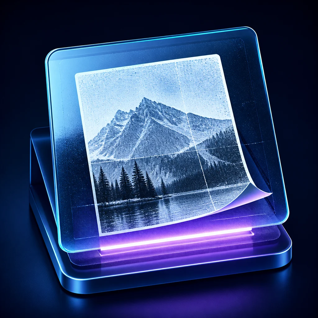 Preview of Retro Copy Scan Photo Effect