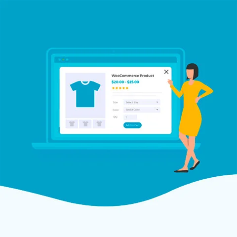Vista previa de WooCommerce Quick View Pro