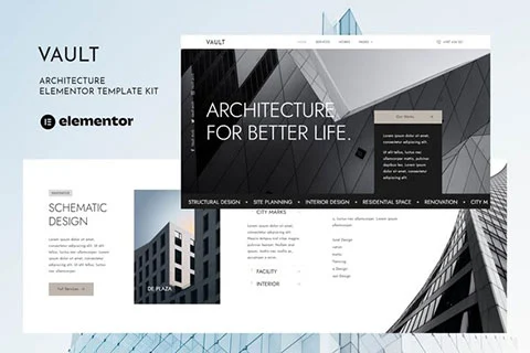 Vista previa de Vault Architecture Template Kit