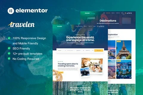 Travelen - Template kit for travel agency