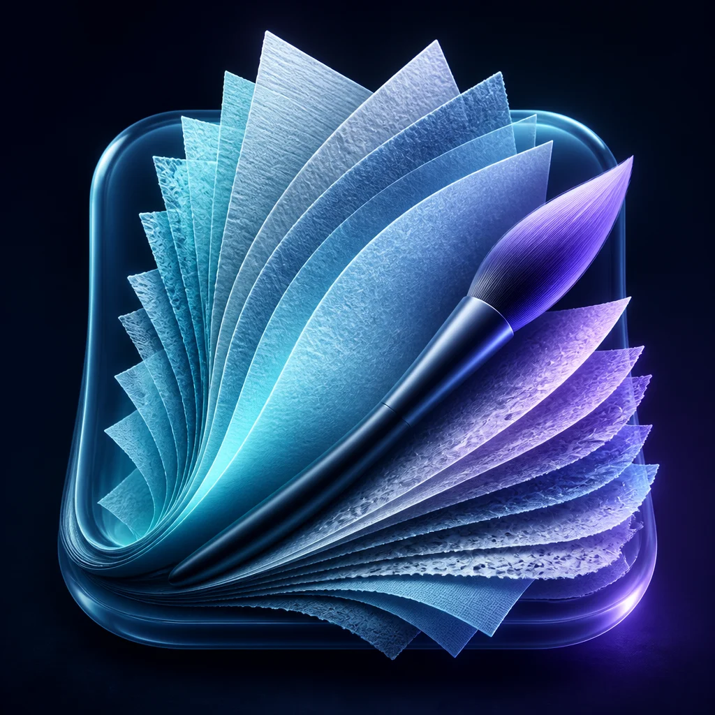 Preview of 12 Paper Texture Brushes Procreate