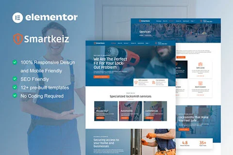 Smartkeiz - Template Kit for Locksmith Service