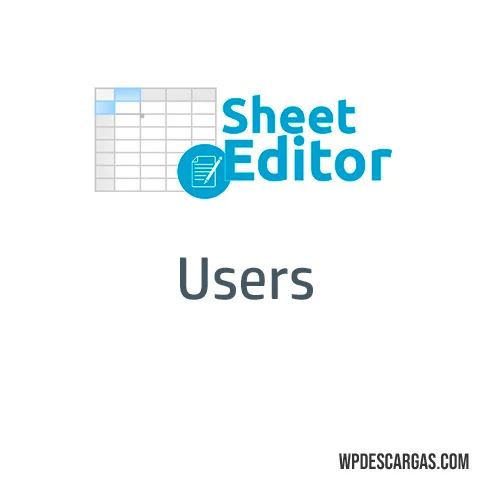 Vista previa de WP Sheet Editor - Users (Premium)