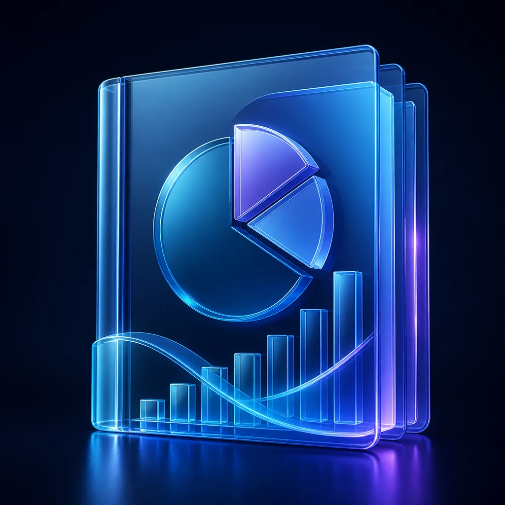 Preview of Blue Annual Report Presentation Keynote
