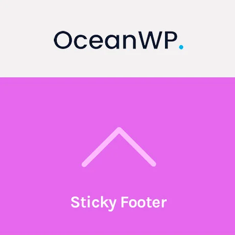 Ocean Sticky Footer
