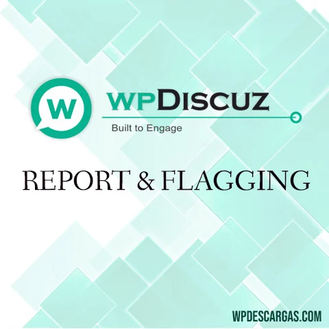 Vista previa de wpDiscuz - Report and Flagging