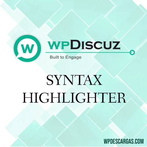 Vista previa de wpDiscuz - Syntax Highlighter