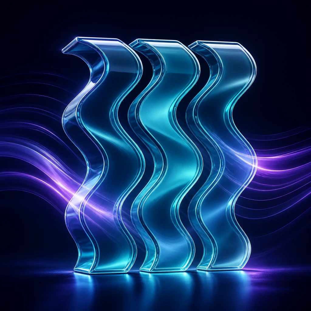Vista previa de Wavy Line Distortion Text Effect