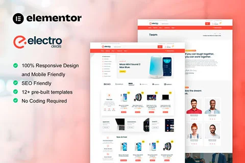 Electrodeals - Template kit for Electronic Store
