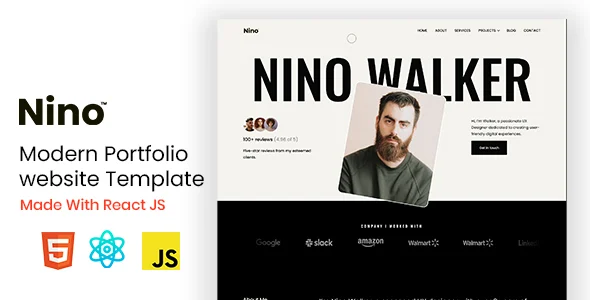 Nino Next Js Personal Portfolio Template